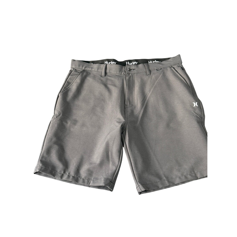 Hurley‎ Mens Hybrid Shorts Gray Stretch Quick Dry Board Shorts Size 38